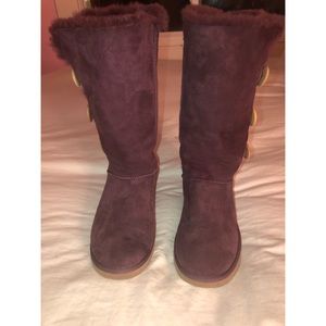 Purple Bailey Button Uggs